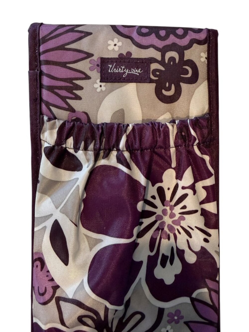Thirty-One Purple Floral Thermal Styling Tool Cover‎